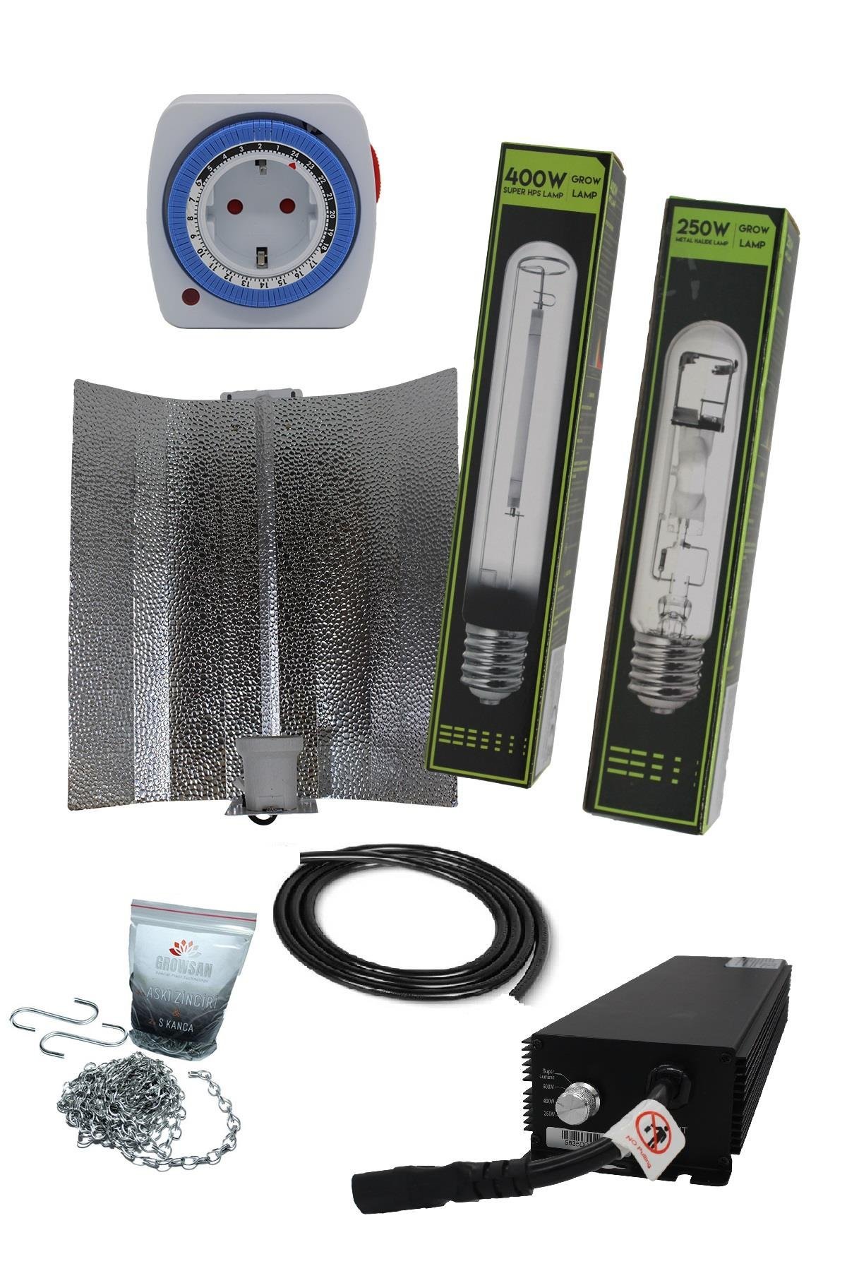 400W Elektronik Balastlı Shp/Hps & Mh Set