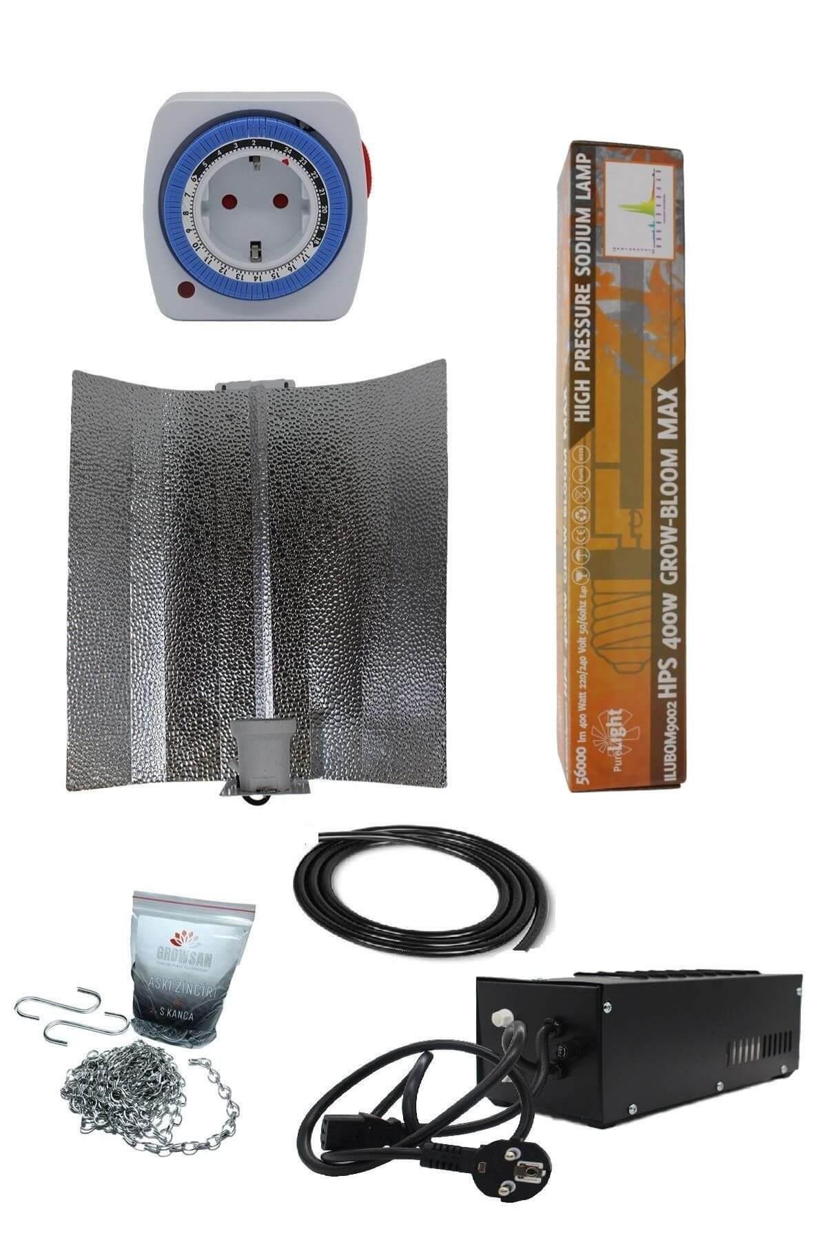 400W Manyetik Kompakt Balastlı Grow Bloom Max Set