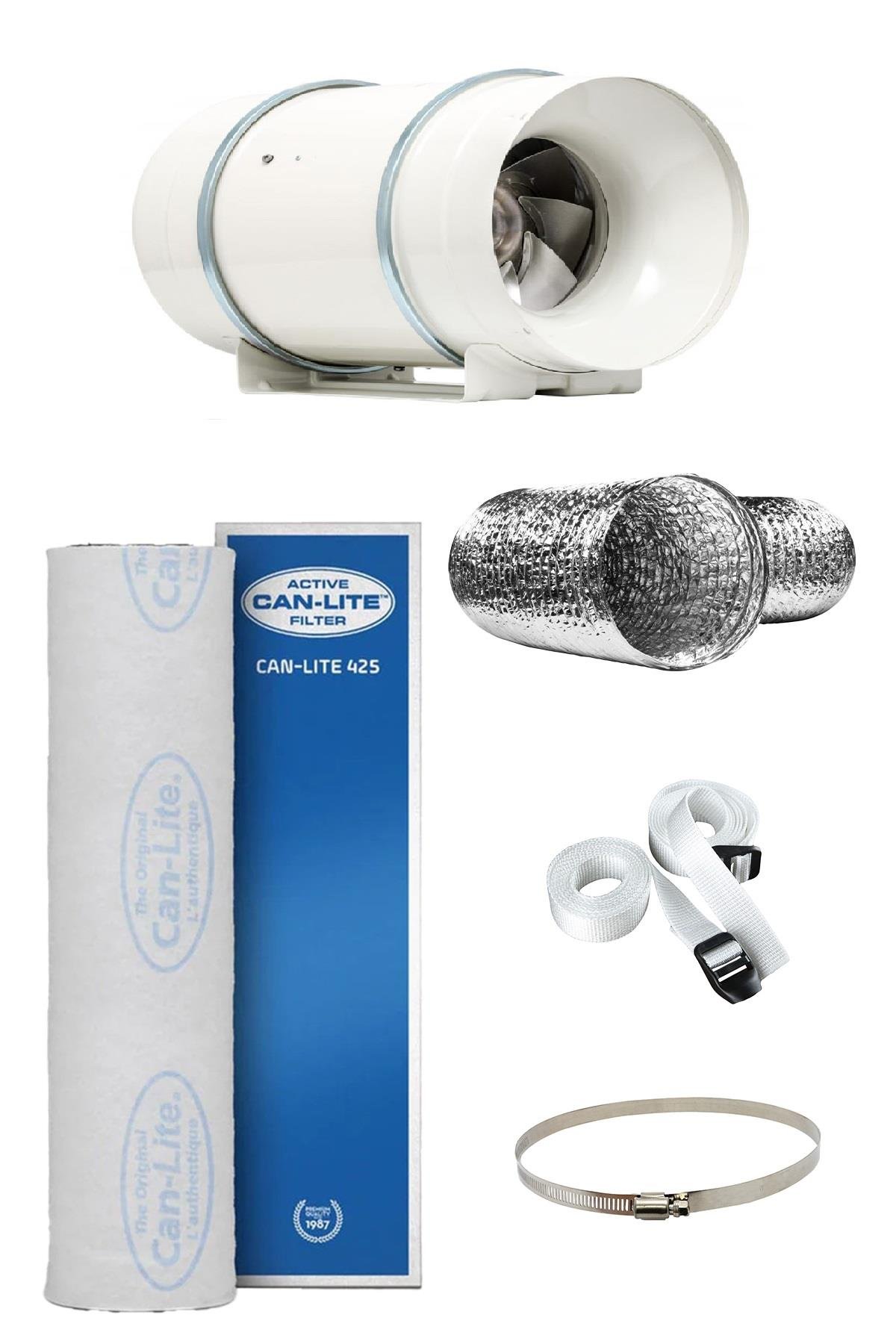 467 m3 Can Lite Karbon Filtre Td Fan Seti