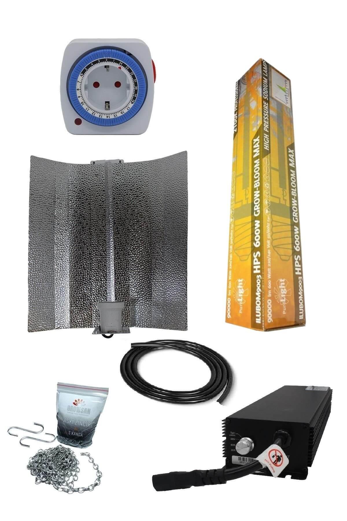 600W Elektronik Balastlı  Grow Bloom Max Set
