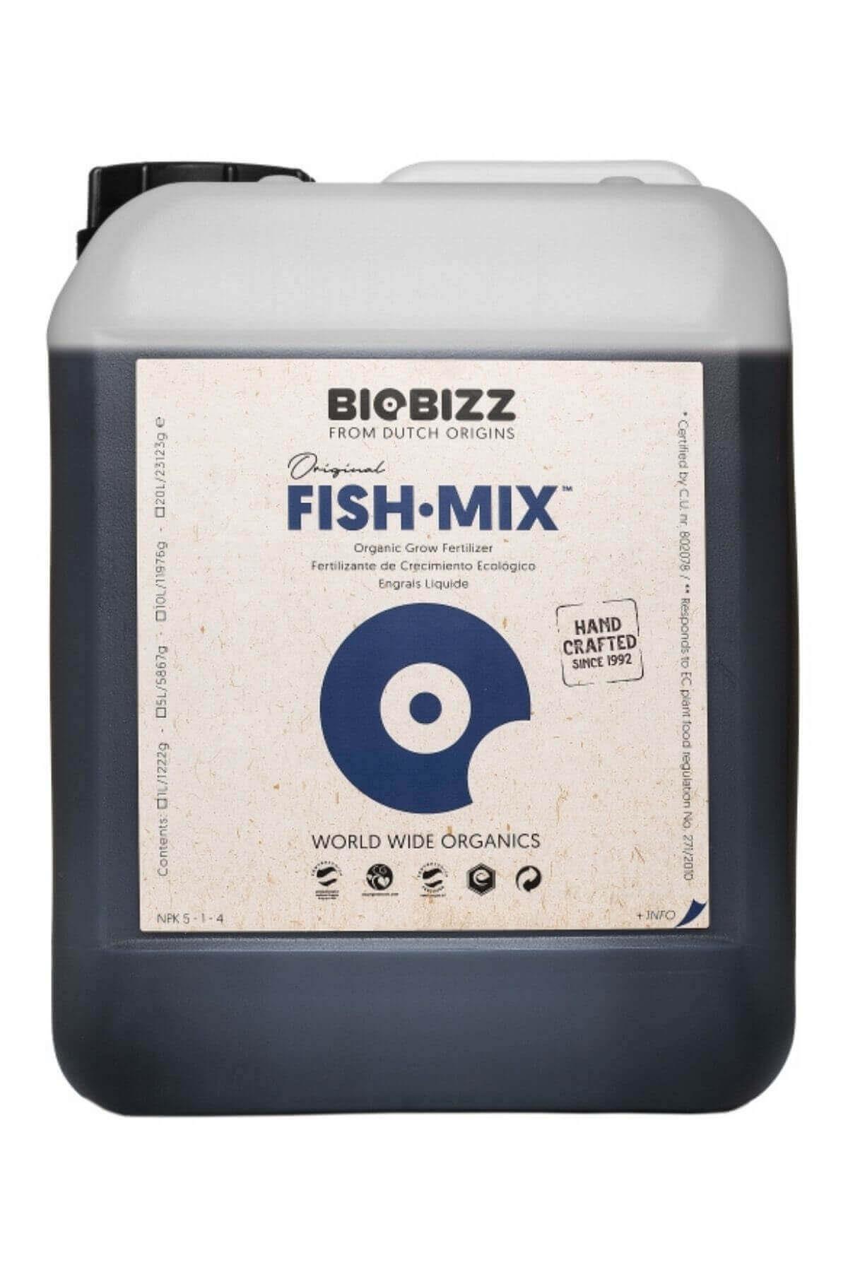 Biobizz Fish Mix 5 Litre Bitki Besini