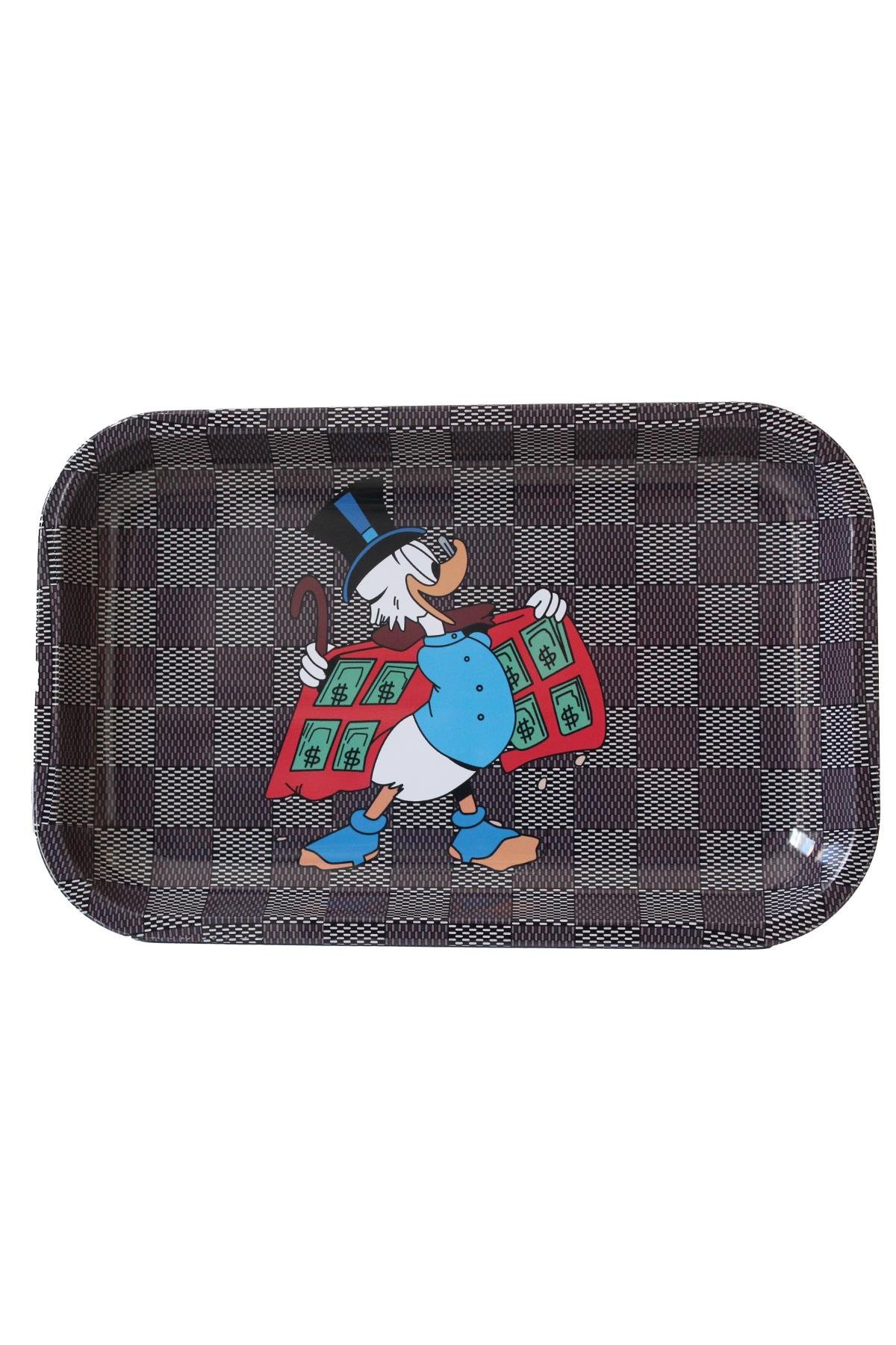 Büyük Metal Tepsi Rich Duck