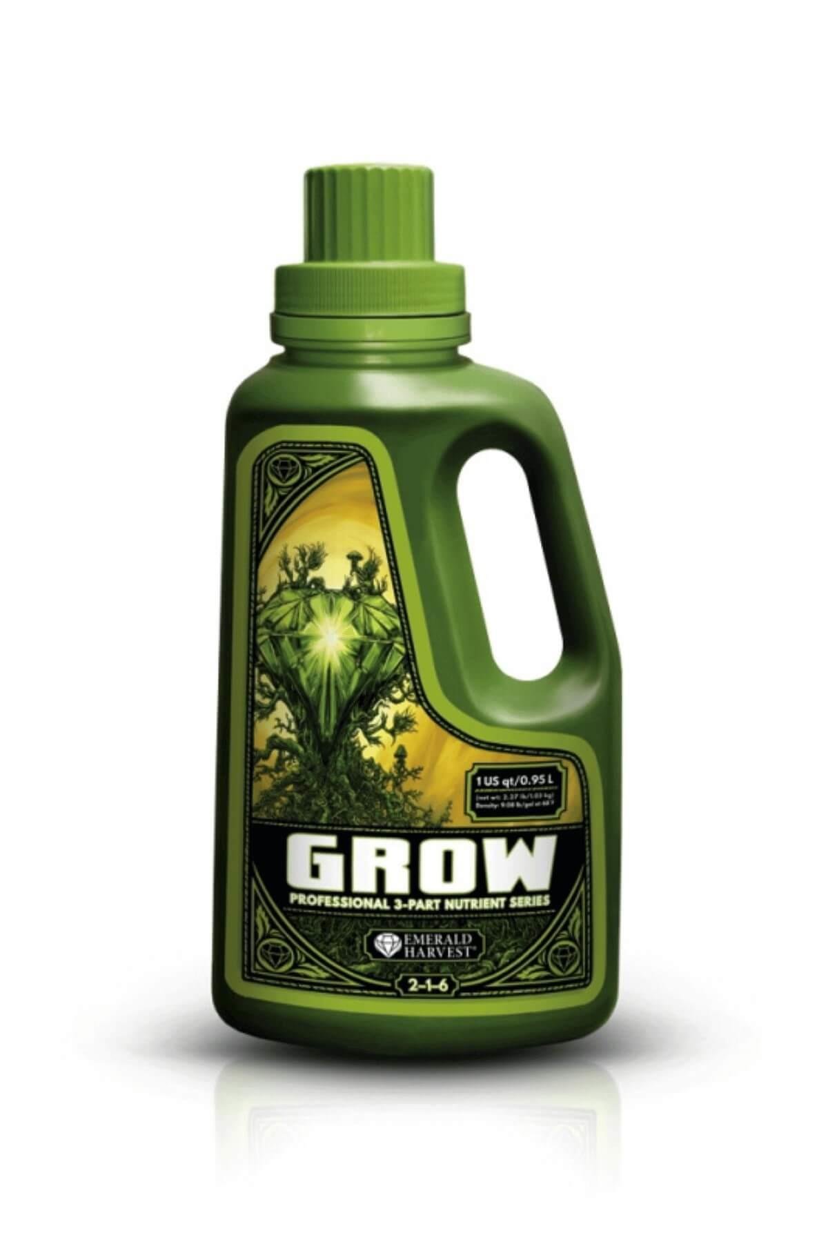 Emerald Harvest Grow 950 ml Temel Bitki Besini