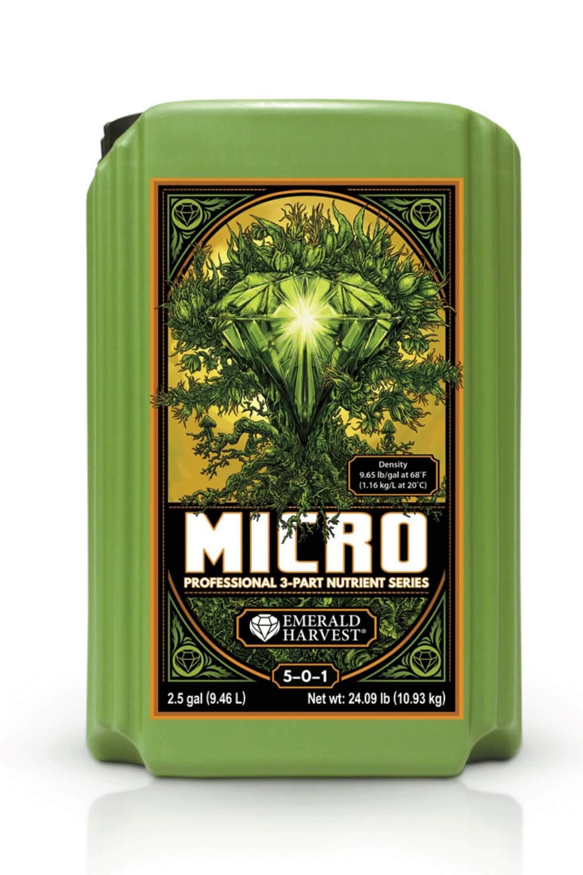 Emerald Harvest Micro 9.46 Litre Temel Bitki Besini