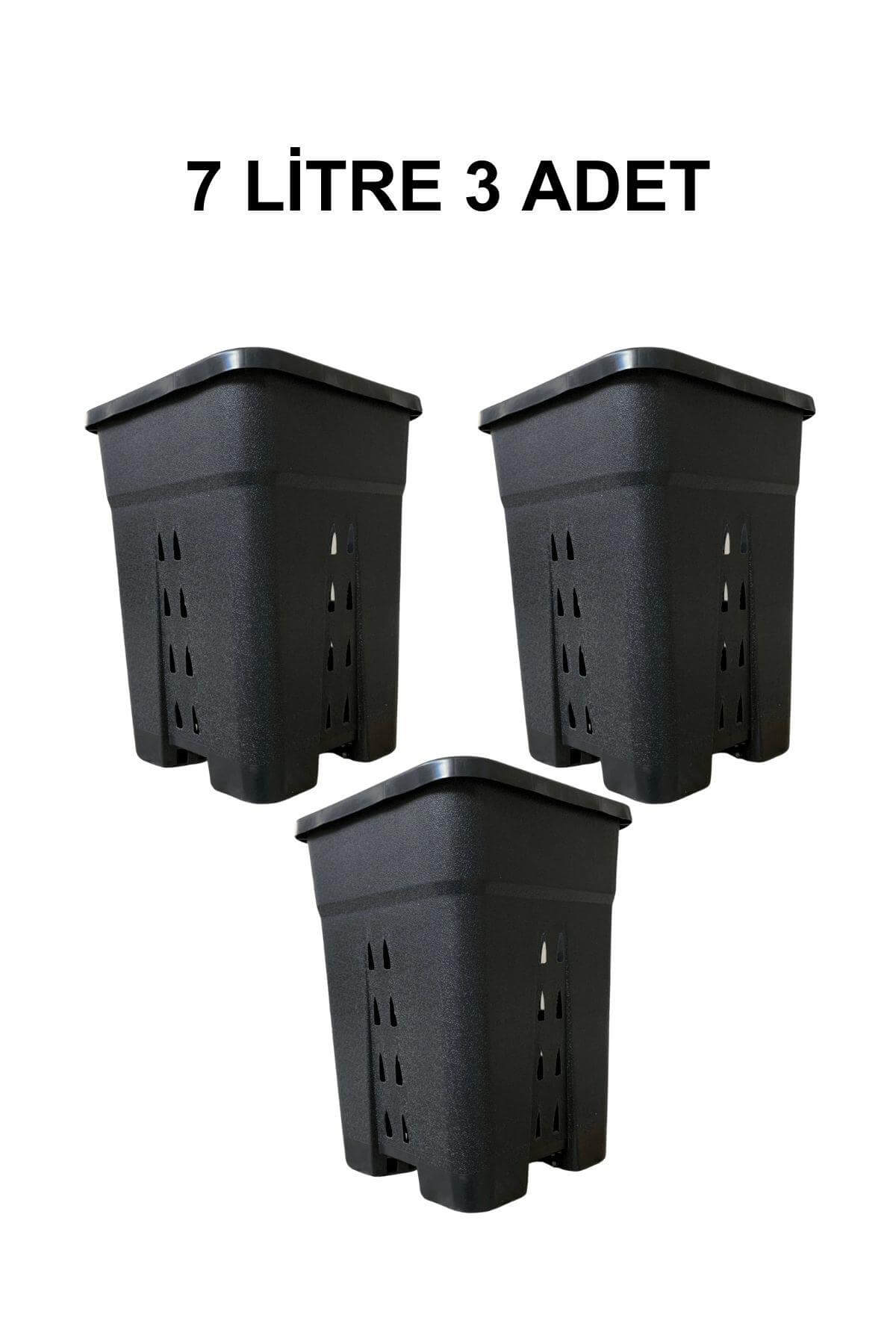Grow Wizard Delikli Kare Air Pot Saksı 7 Litre 3 Adet