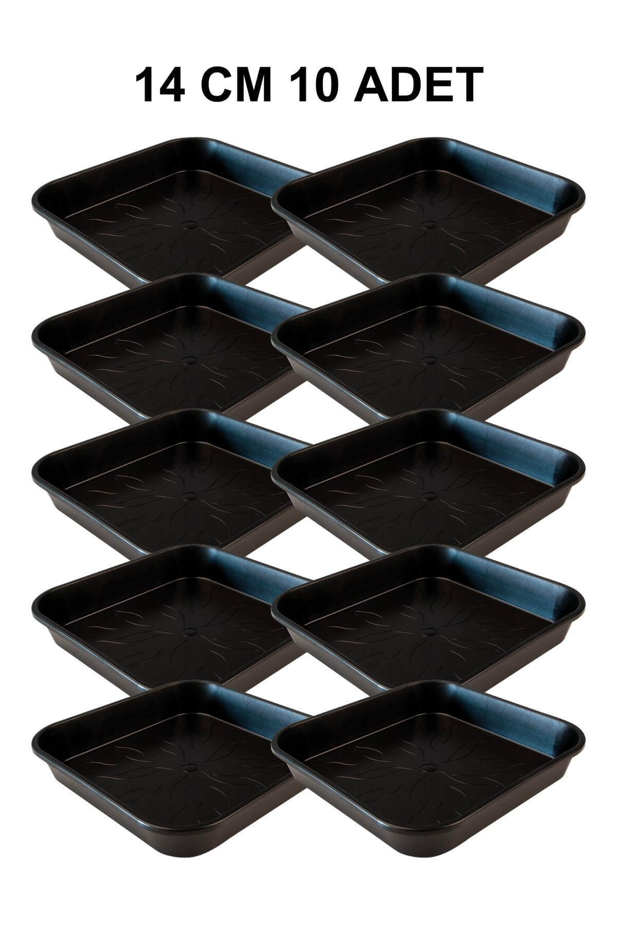 Grow Wizard Kare Saksı Altlığı 14 cm 10 Adet
