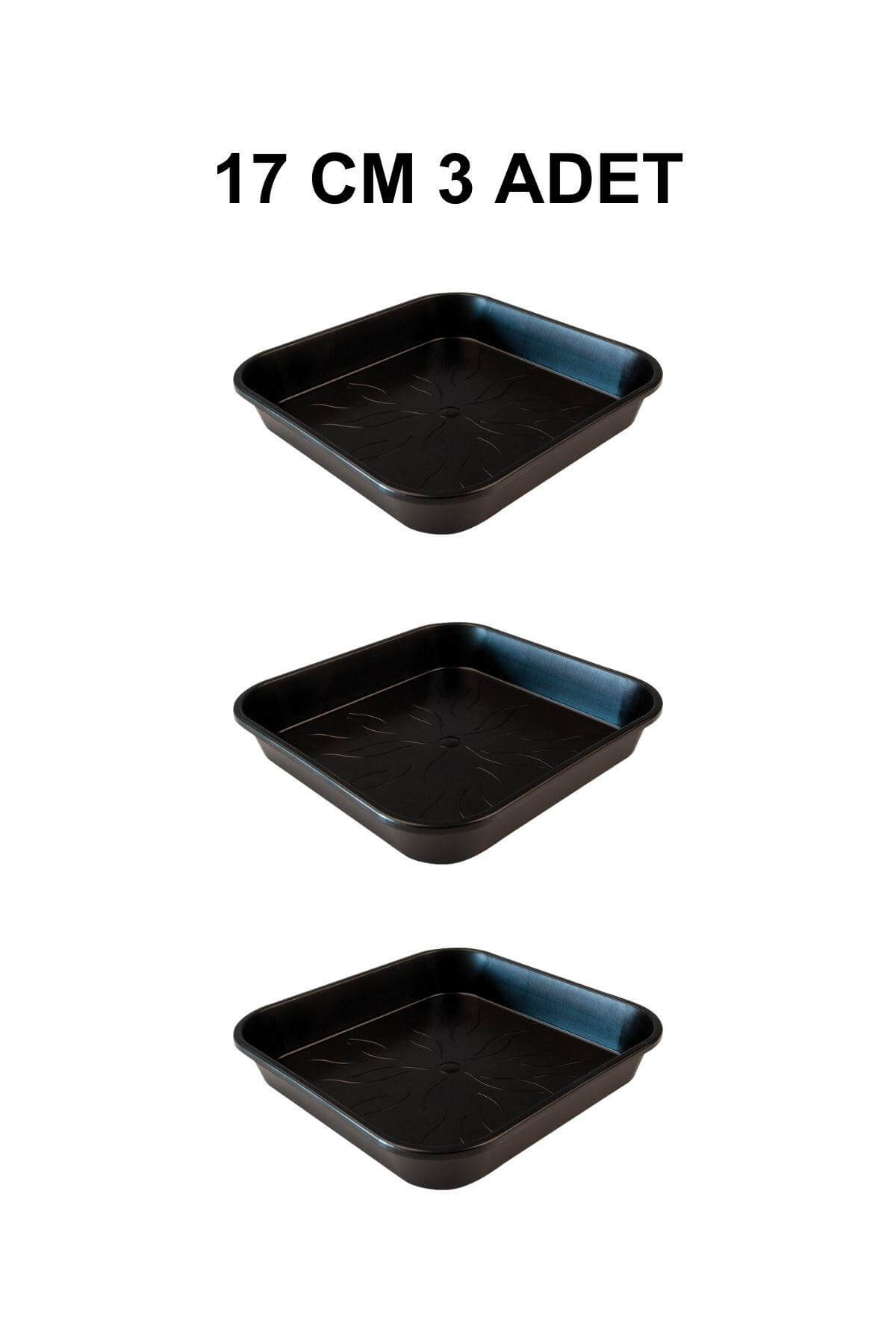 Grow Wizard Kare Saksı Altlığı 17 cm 3 Adet