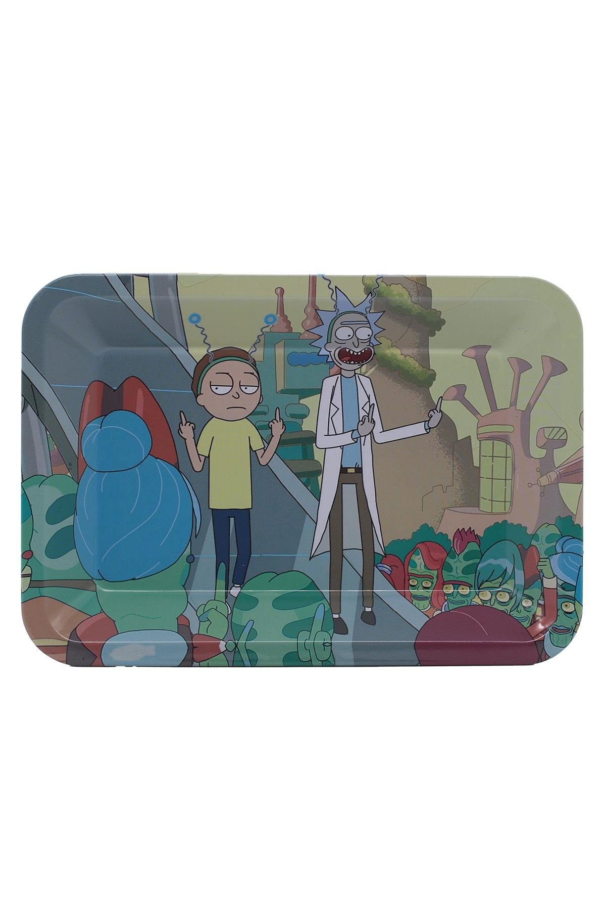 Küçük Metal Tepsi Rick&Morty