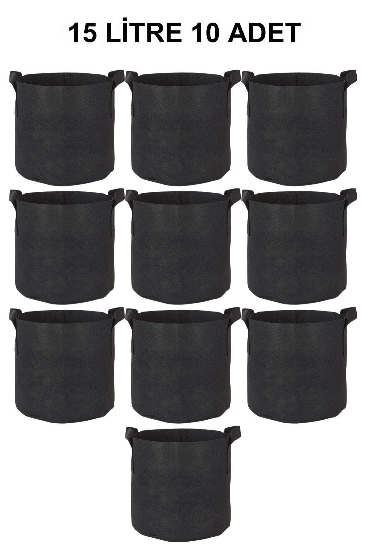 SeraPot Kumaş Saksı 15 Litre 10 Adet