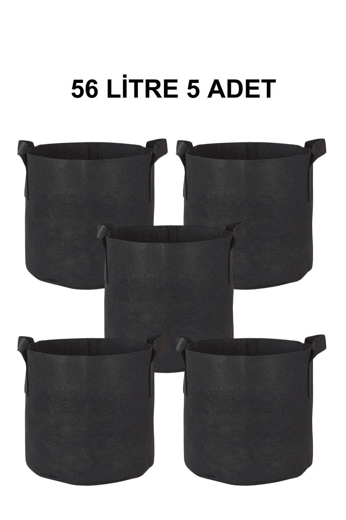 SeraPot Kumaş Saksı 56 Litre 5  Adet