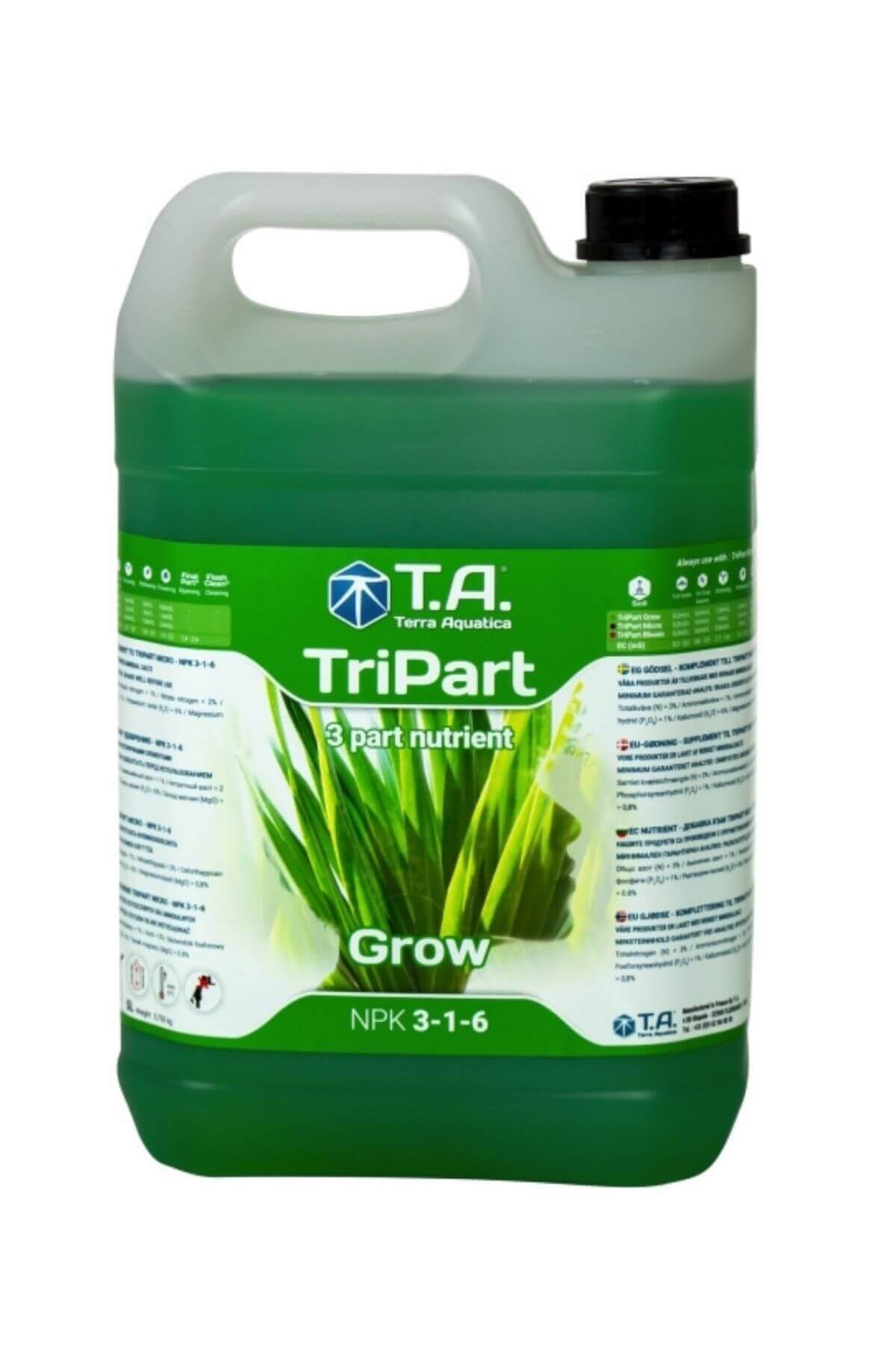 Terra Aquatica TriPart Grow (Flora Gro) 5 Litre  Bitki Besini