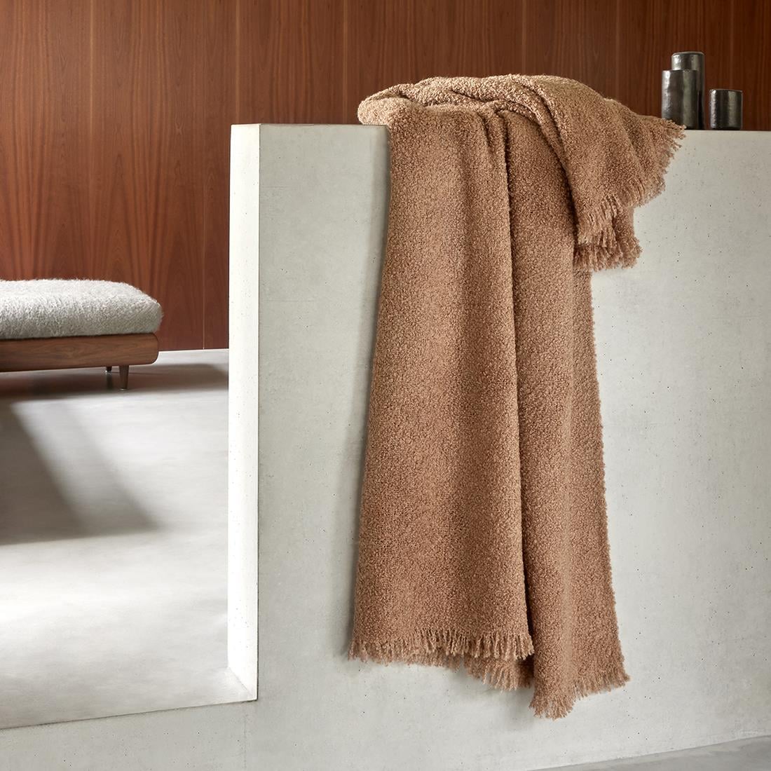 BOUCLÉ THROW