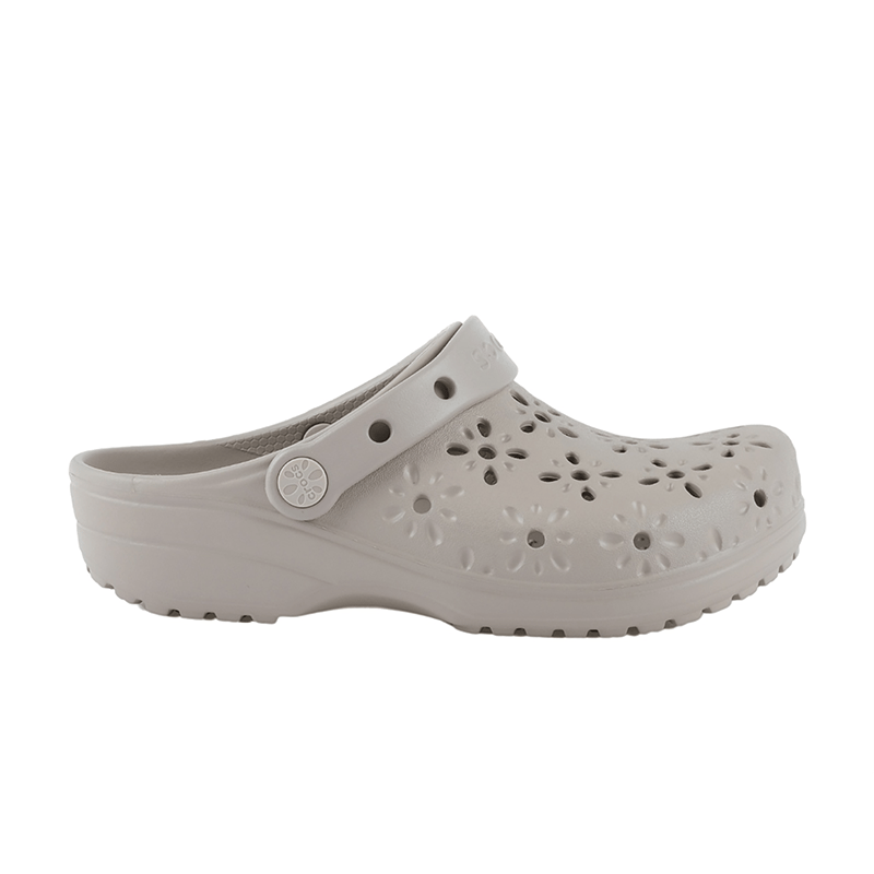 Classic Floral Cut Out Clog Kadın Sandalet 210927-214