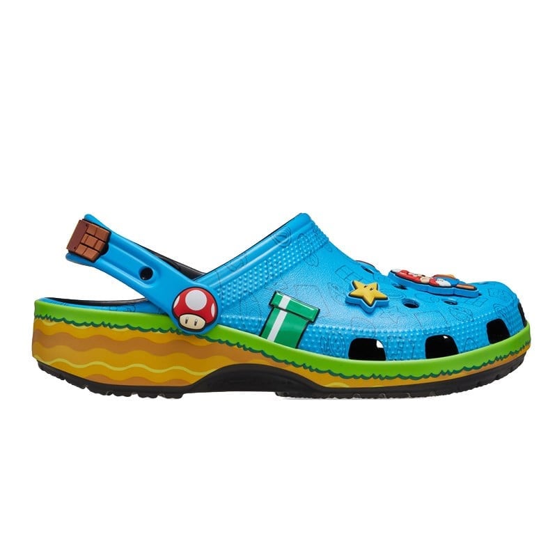 Crocs Super Mario Core Cls Clg K Çocuk Sandalet 212139-90H 212139-90H Sandalet