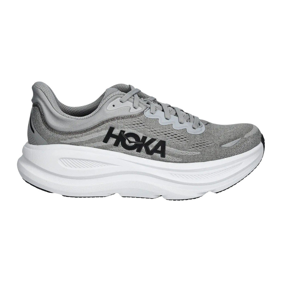 Hoka Bondi 9 Erkek Koşu Ayakkabısı Gri 1162011-SYSQ