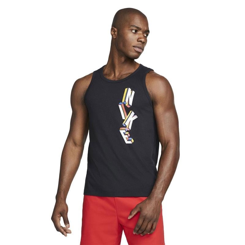 Nike M Nk Df Tank Su Gx Erkek Atlet DM6241-010 Siyah