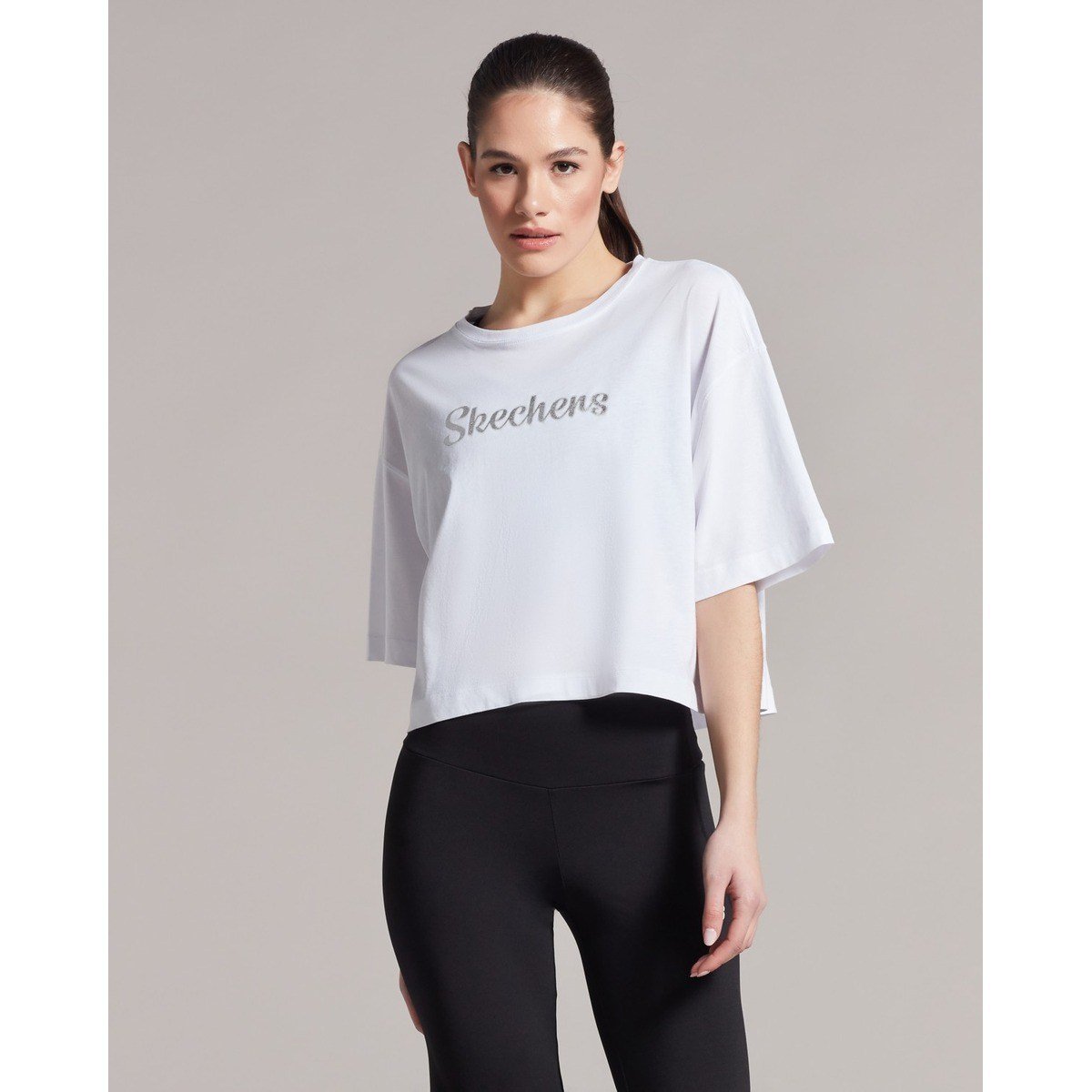 Skechers W Graphic Tee Crew Neck Kadın T-Shirt S231254-100