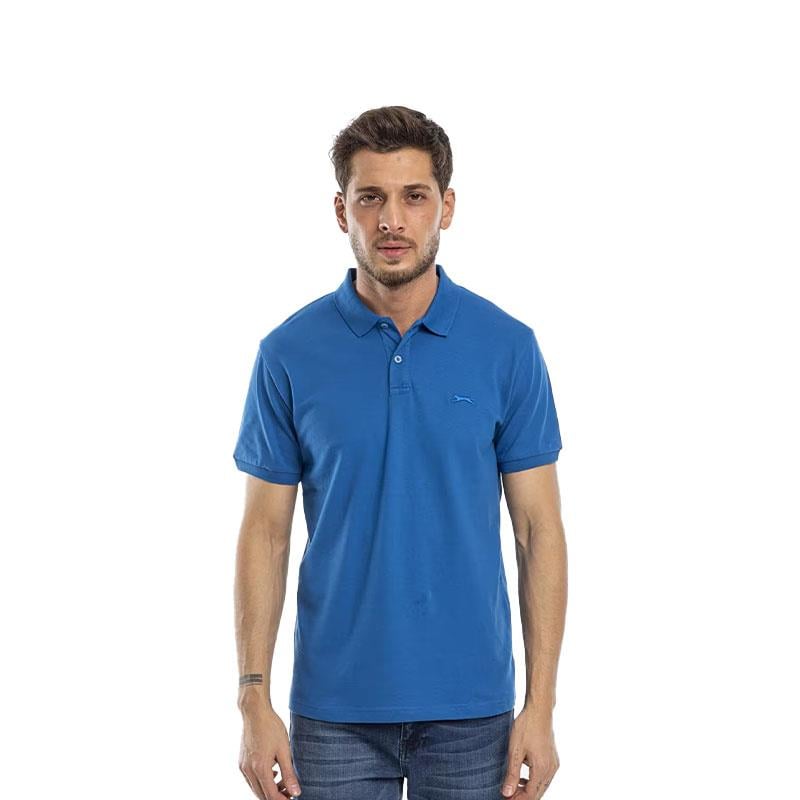 Slazenger SALVATOR-Saks Mavi Erkek T-Shirt ST11TE081-480