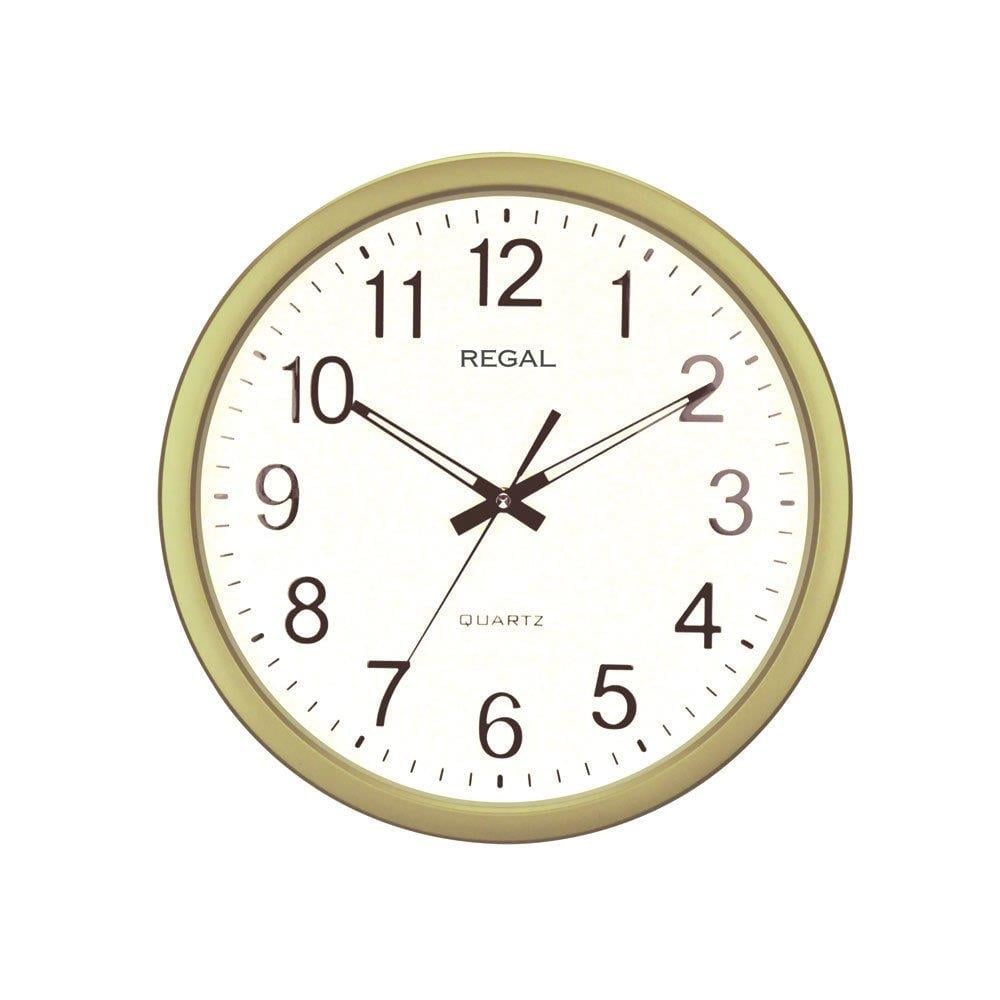 Regal 0208 GW Plastik Kasa Duvar Saati