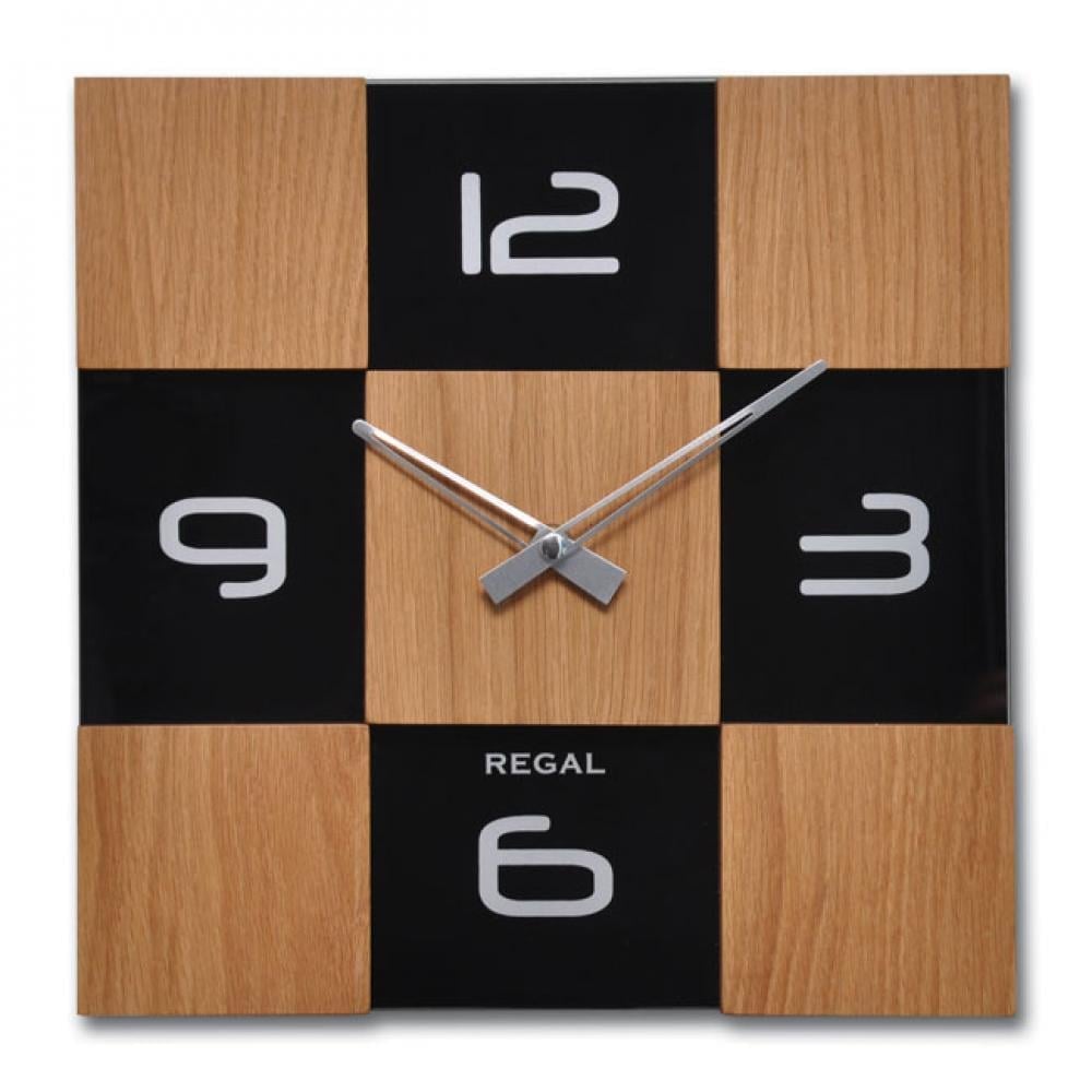 Regal 29081 EB Masif Ahsap/cam Kasa Duvar Saati