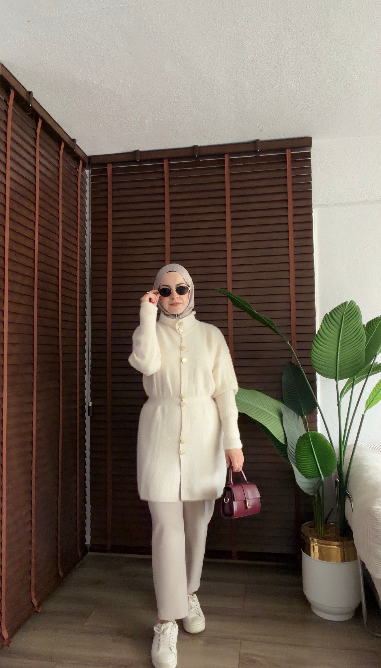 EKRU İKON ANGORA HIRKA 