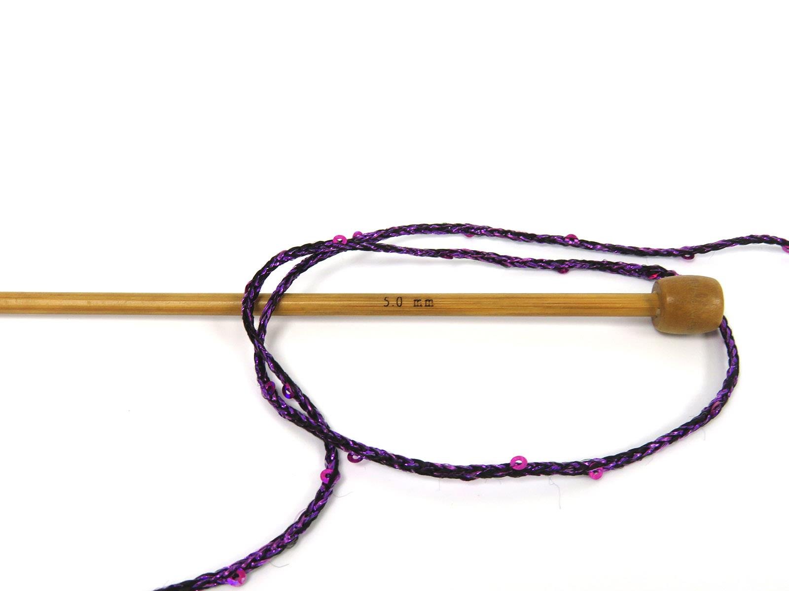 2x200gr. MACRAME GLITZ PAILLETTE Metalik Simli Mor Metalik Simli, Yazlık İplikler, Makrame, Boncuklu Pullu, Tığ İşi, Worsted