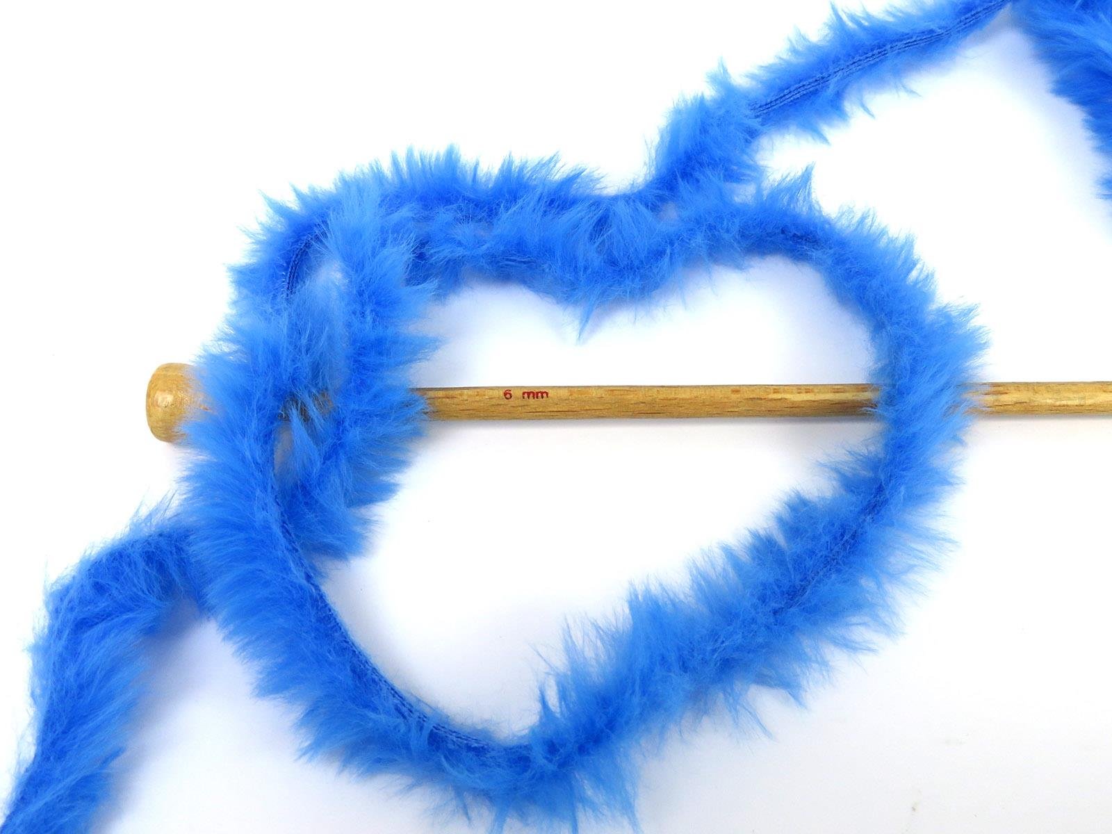 3x100gr. BUNNY FUR  Mavi Yumoş, Sakallı, Kışlık, Çok Kalın