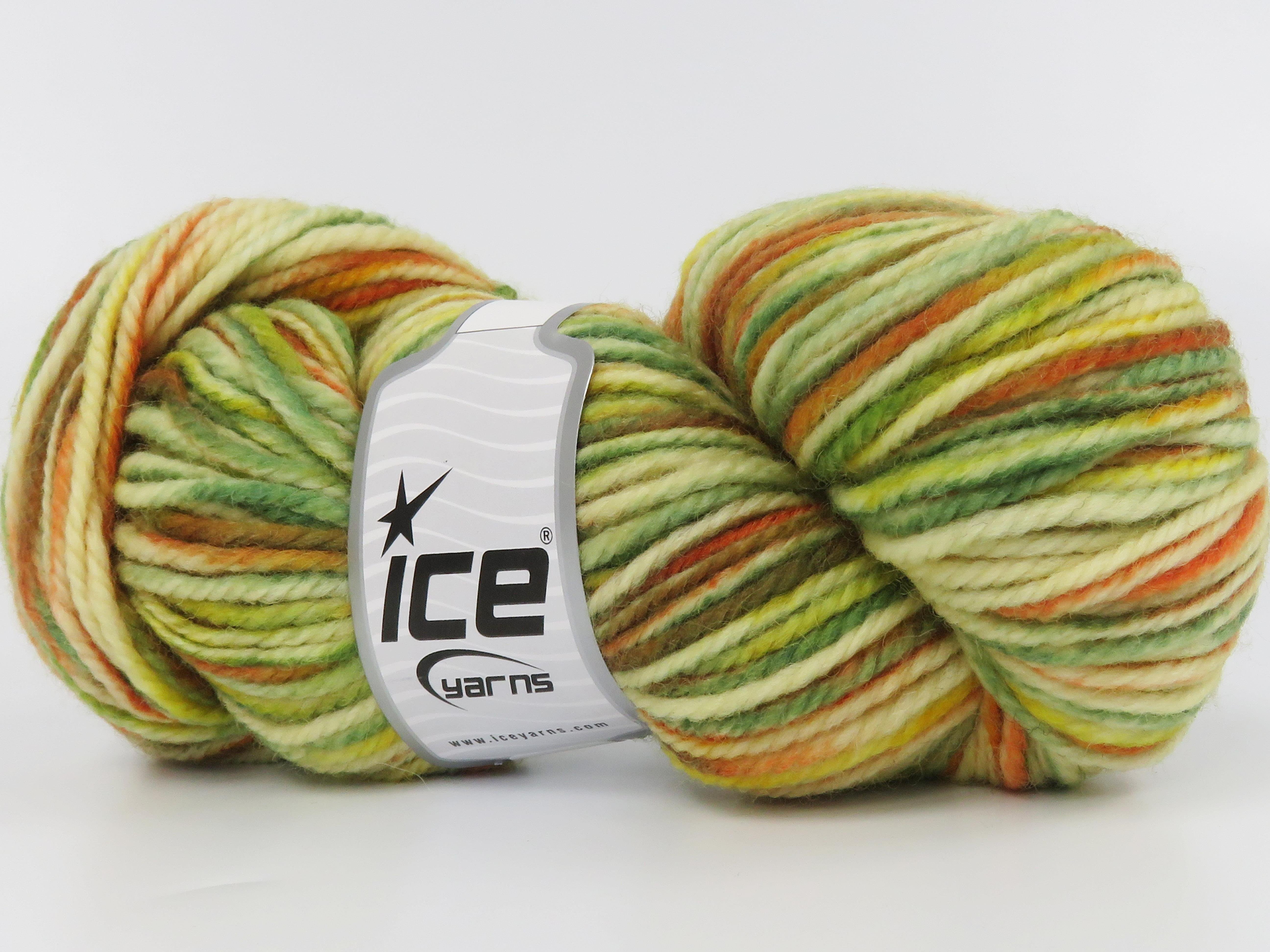 3x100gr. ORGANIC WOOL BULKY HAND PAINT