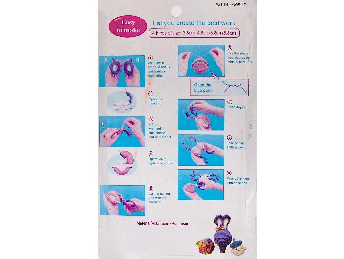 4 Size PomPom Makers .