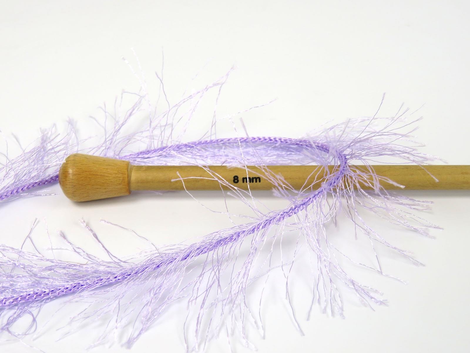 400 gr ICE YARNS EYELASH BULKY 400GR Hand Knitting Yarn Light Lilac