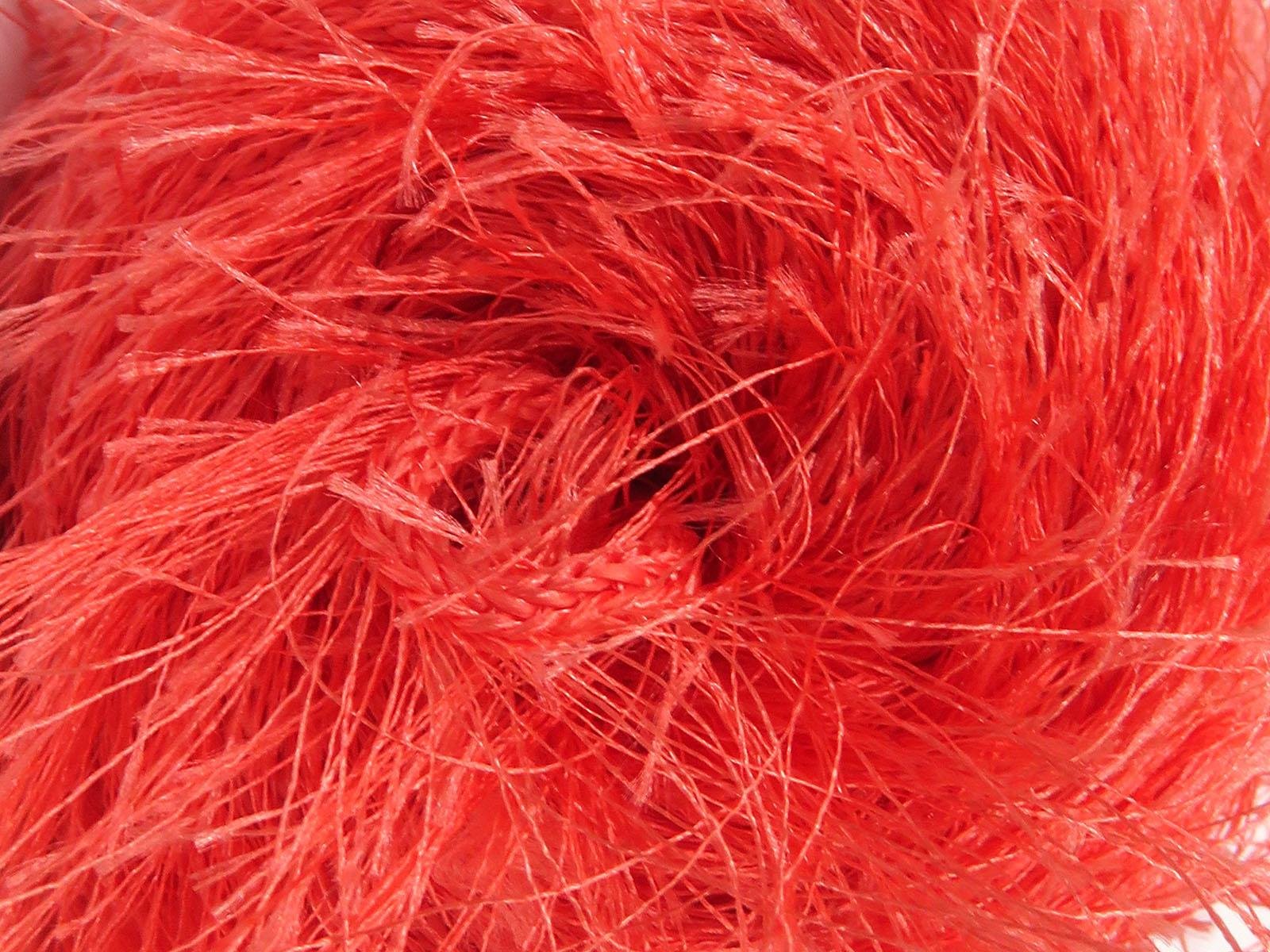 400 gr ICE YARNS EYELASH BULKY 400GR Hand Knitting Yarn Dark Salmon