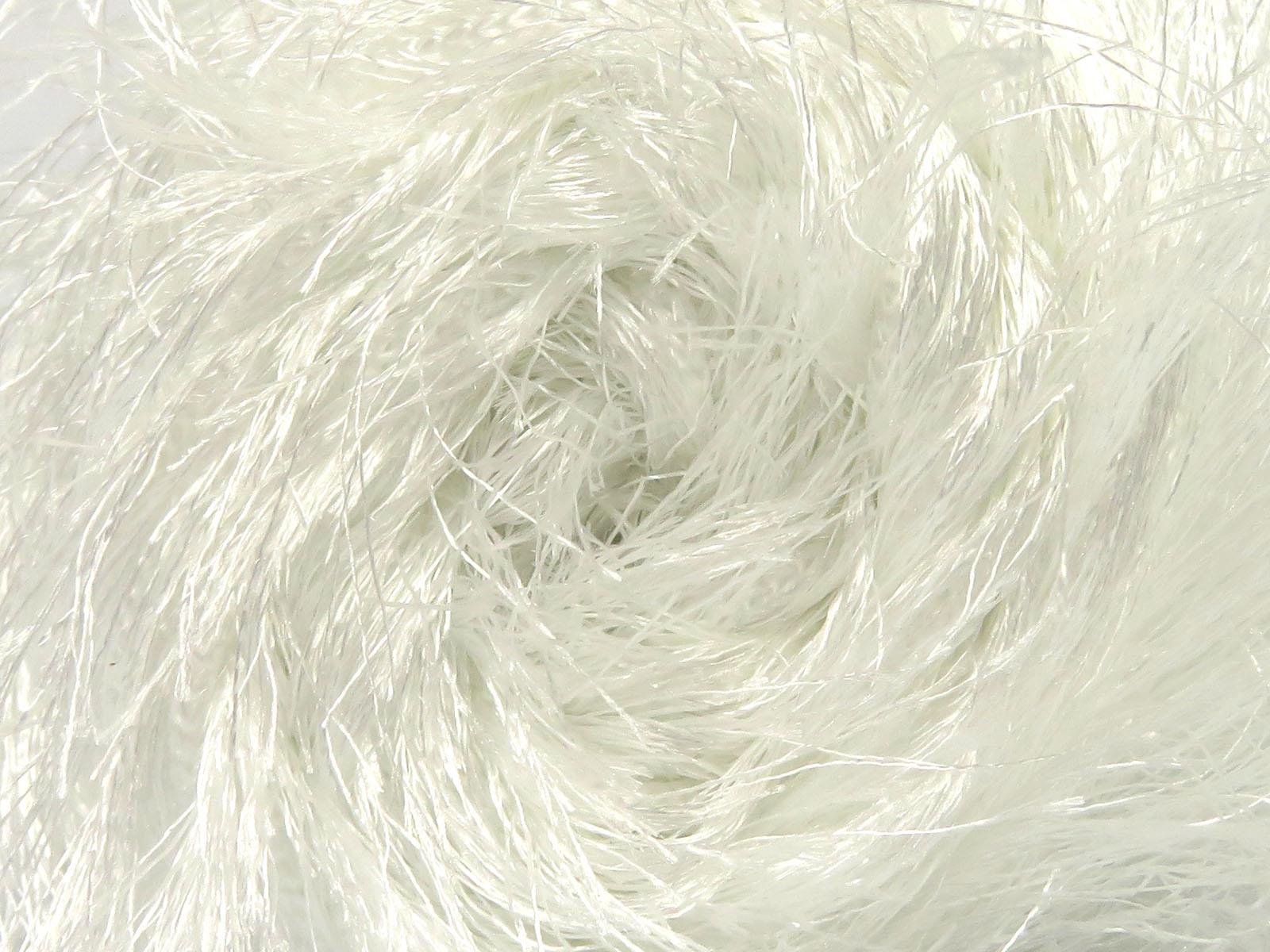 400 gr ICE YARNS EYELASH BULKY 400GR Hand Knitting Yarn Optical White
