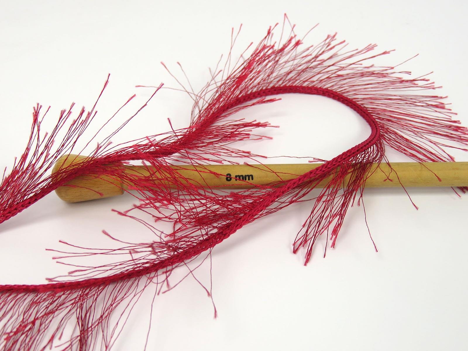 400 gr ICE YARNS EYELASH BULKY 400GR Hand Knitting Yarn Red