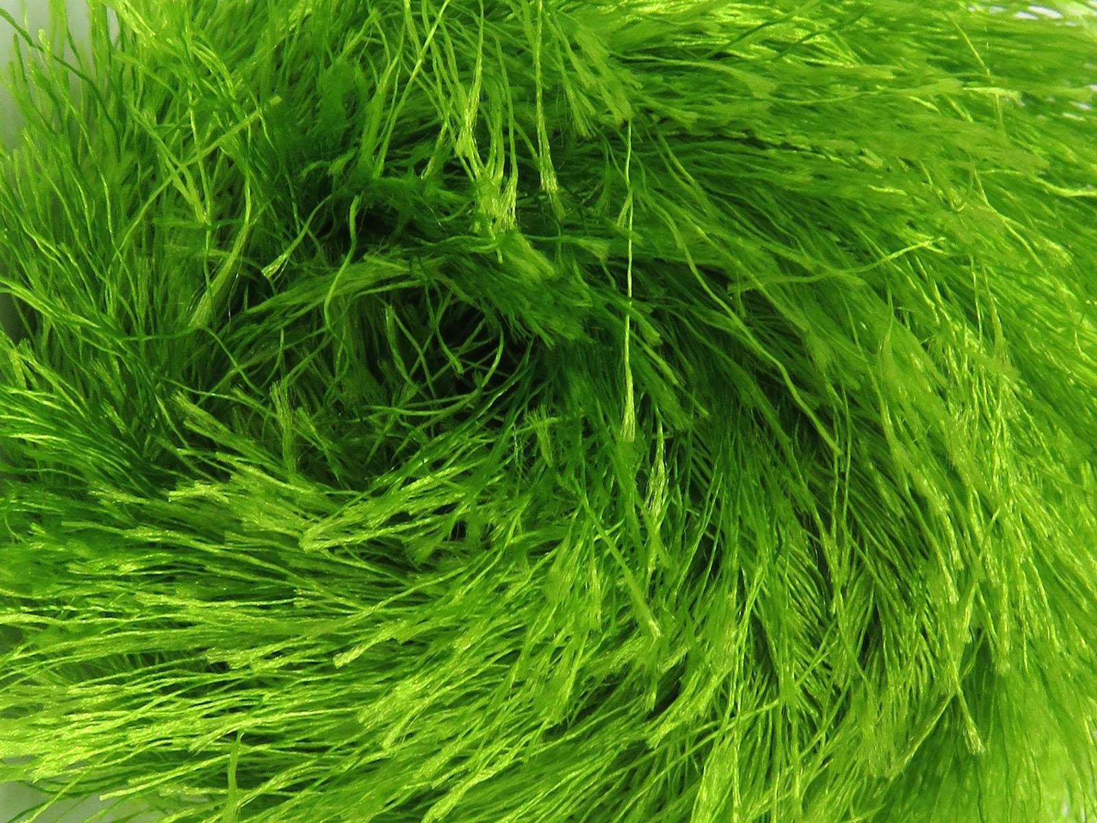 400 gr ICE YARNS EYELASH BULKY 400GR Hand Knitting Yarn Green