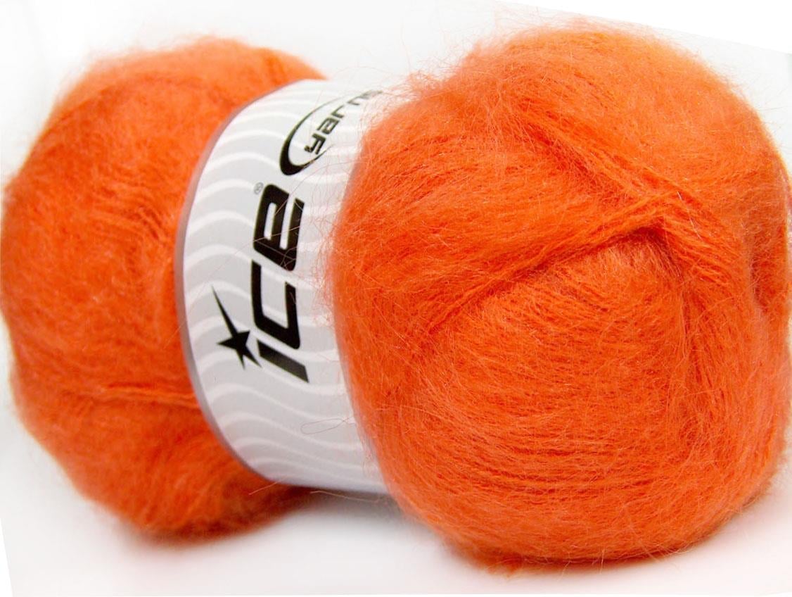 4x100gr. BERMUDA MOHAIR Turuncu Akrilik, Tiftik Kışlık, Tiftik