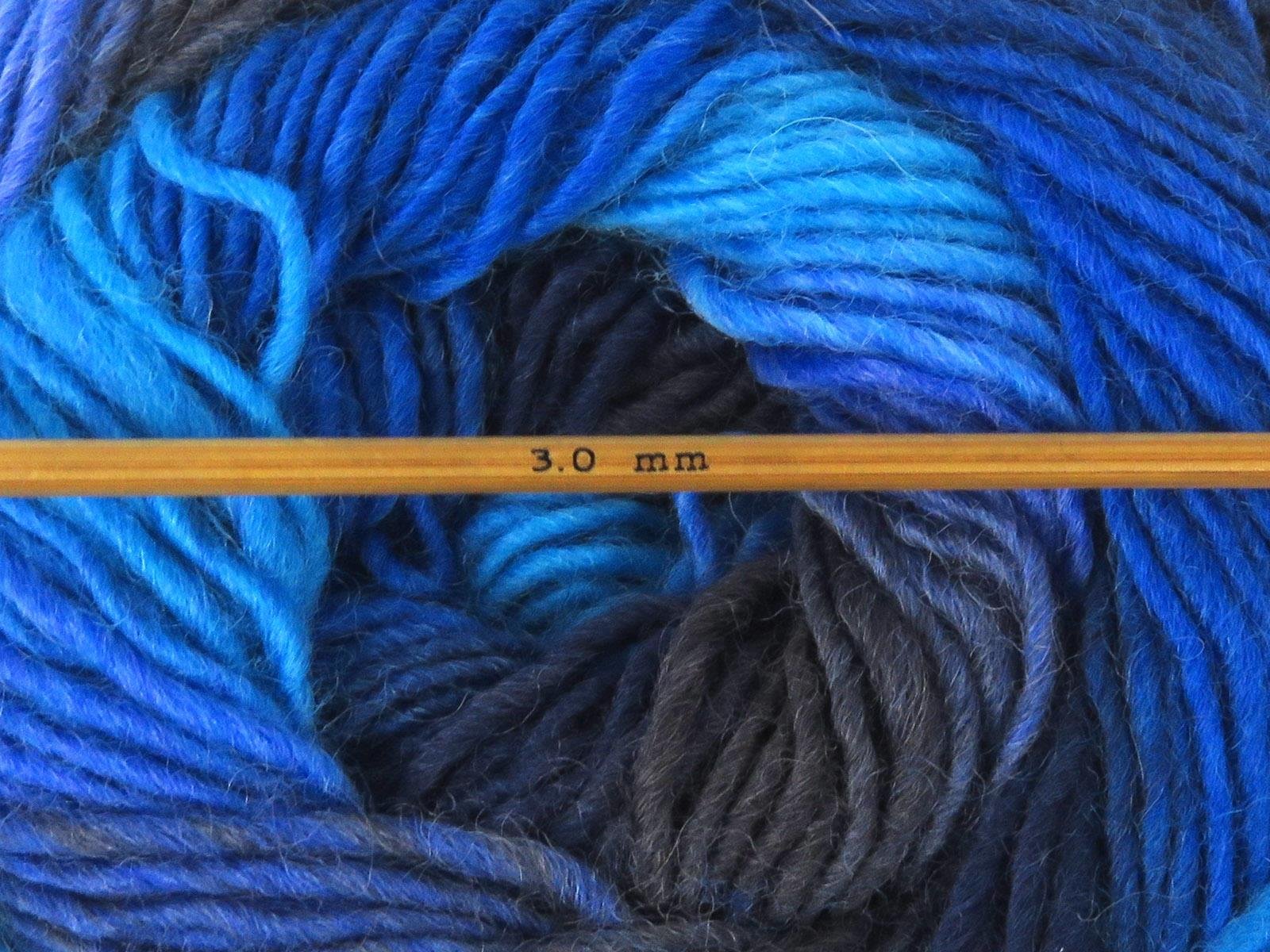 4x100gr. CAKES MAGIC SOCK  Mor, Gri, Mavi Tonları Kışlık, Çok İnce, Yün, Batik Desenli, Makina Yıkama