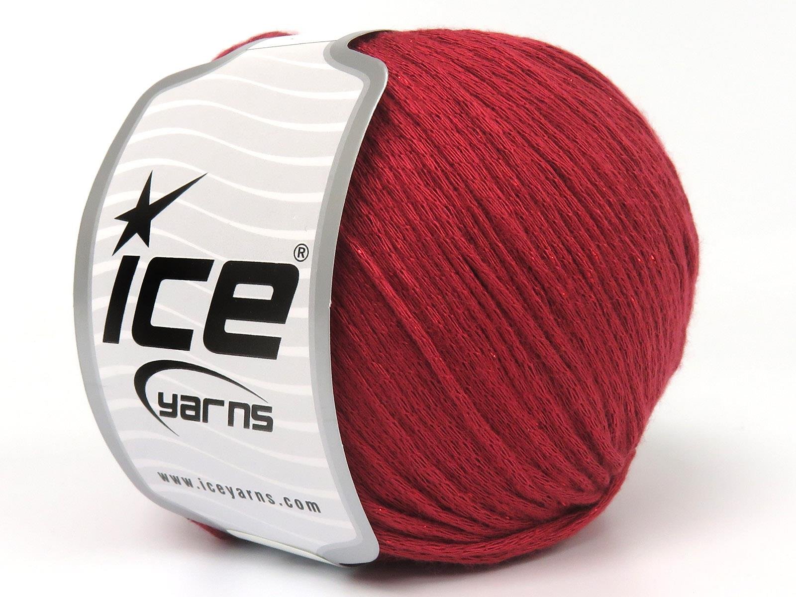 4x100gr. VISCOSE GLITZ Metalik Simli, Viskon Kırmızı Metalik Simli, Viskon, Yazlık İplikler