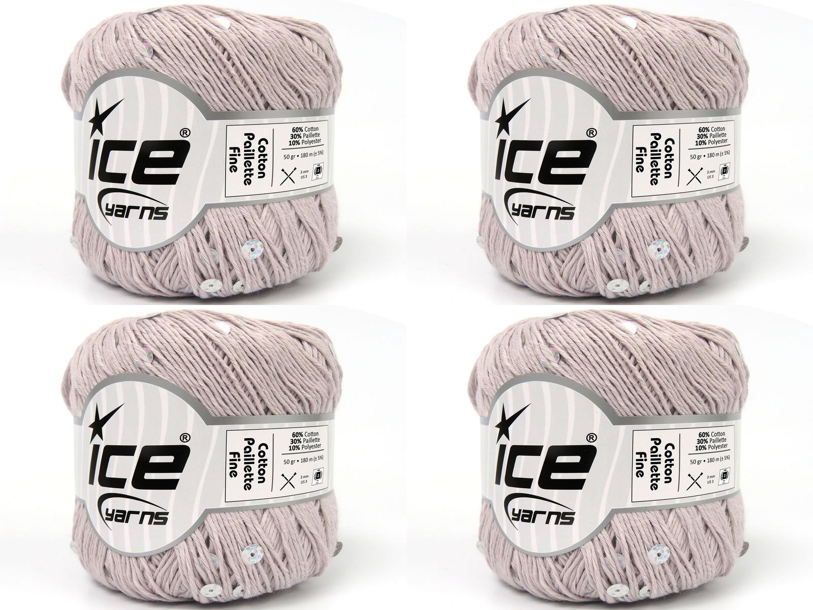 4x50gr. COTTON PAILLETTE FINE
