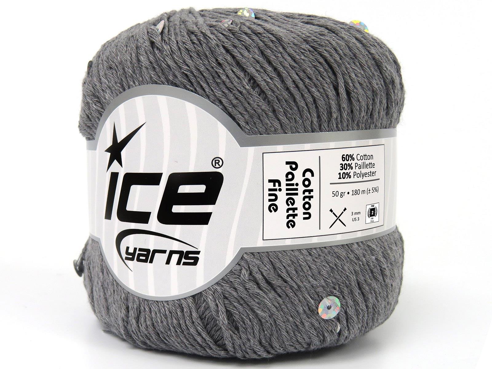 4x50gr. COTTON PAILLETTE FINE