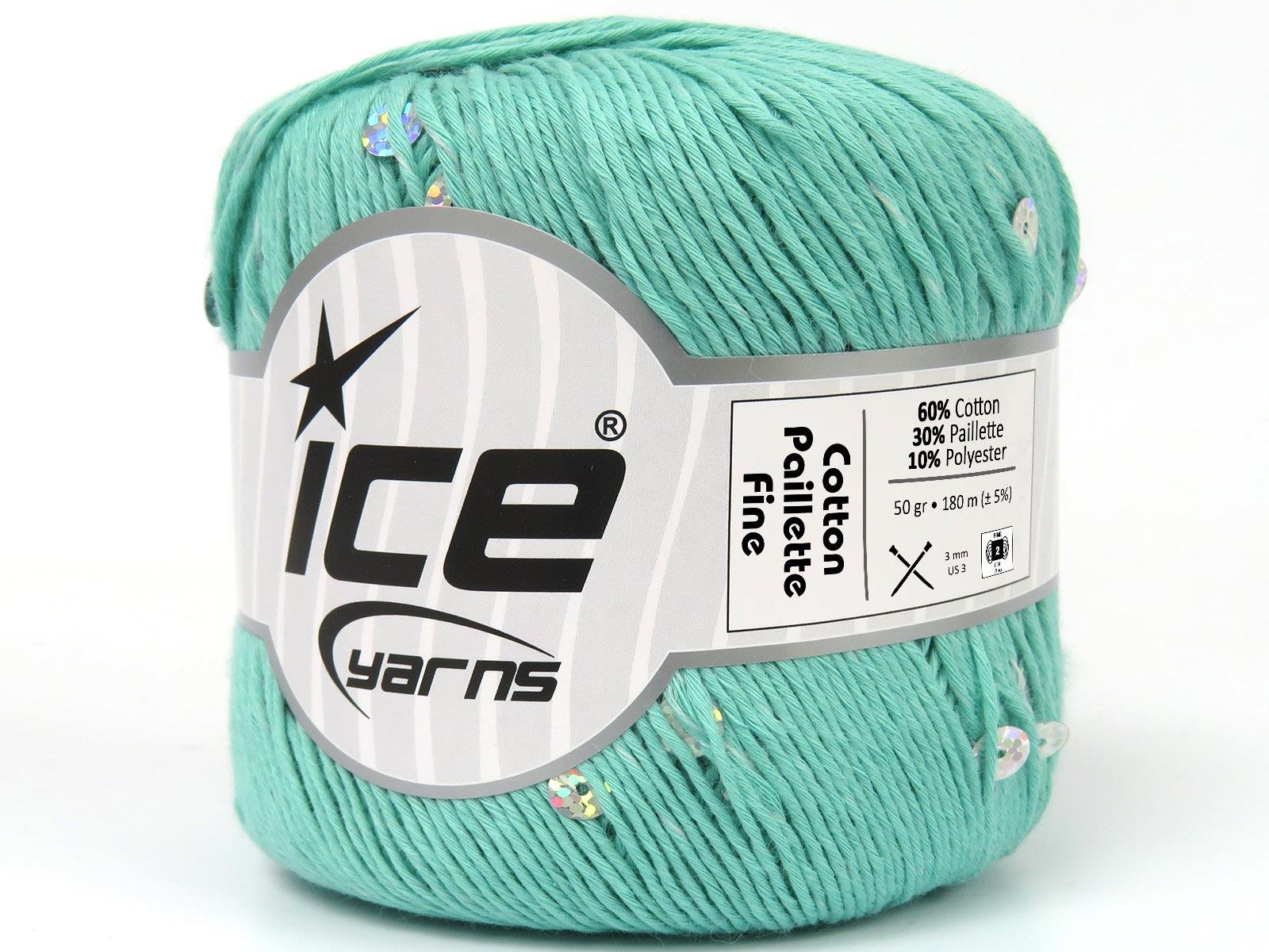 4x50gr. COTTON PAILLETTE FINE