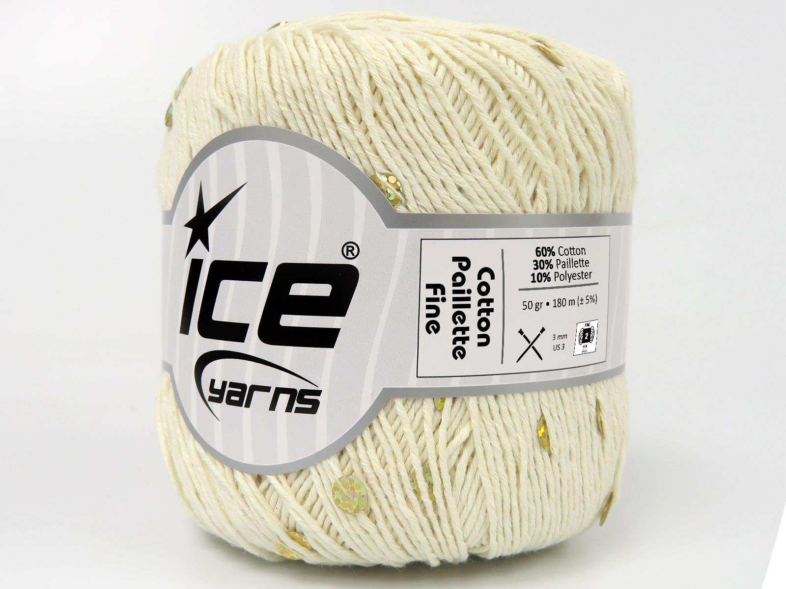 4x50gr. COTTON PAILLETTE FINE