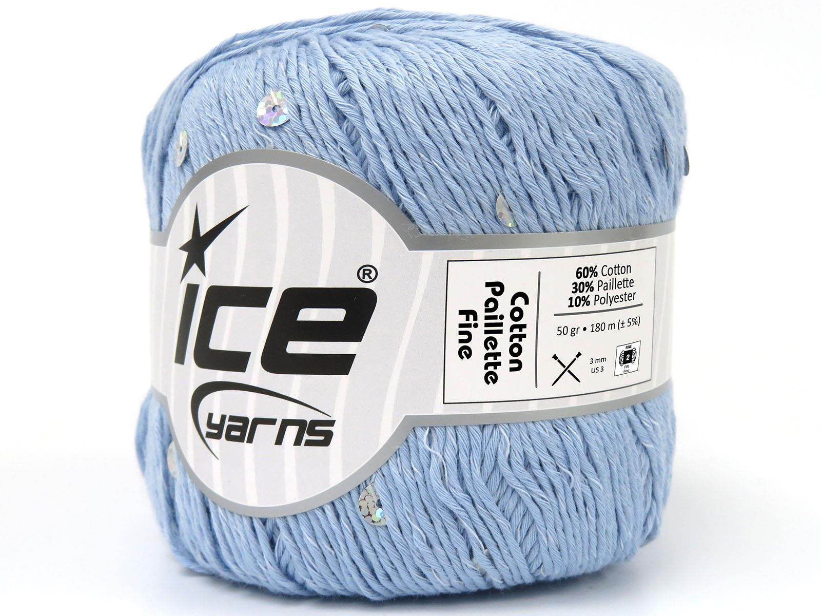 4x50gr. COTTON PAILLETTE FINE