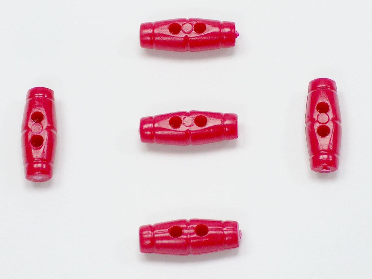 5 Shepherd Buttons Dark Fuchsia 15mm long