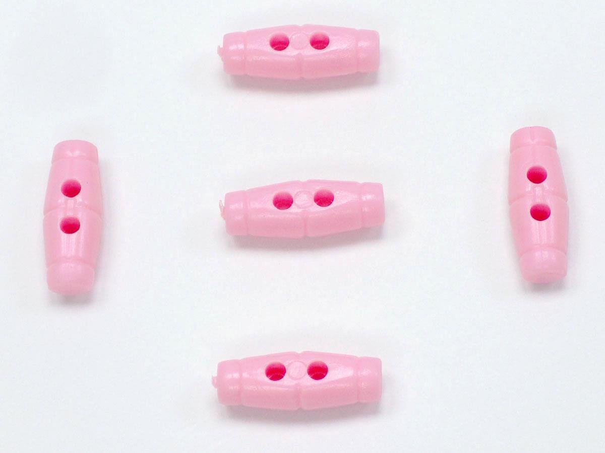 5 Shepherd Buttons Light Pink 15mm long