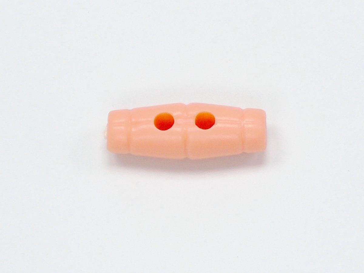 5 Shepherd Buttons Light Salmon 15mm long