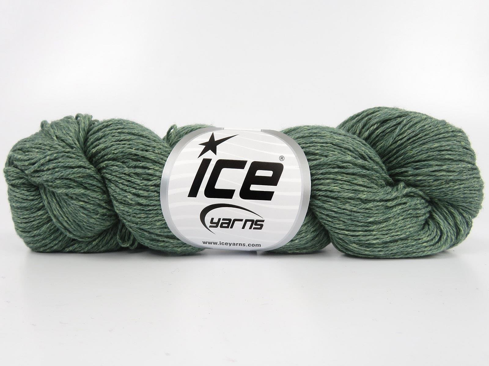 6x50gr. MERINO COTTON Orman Yeşili Organik Pamuk, Merino Yün Lüks, Kışlık, Yün, Organik Pamuk, Pamuk, Merino Yün