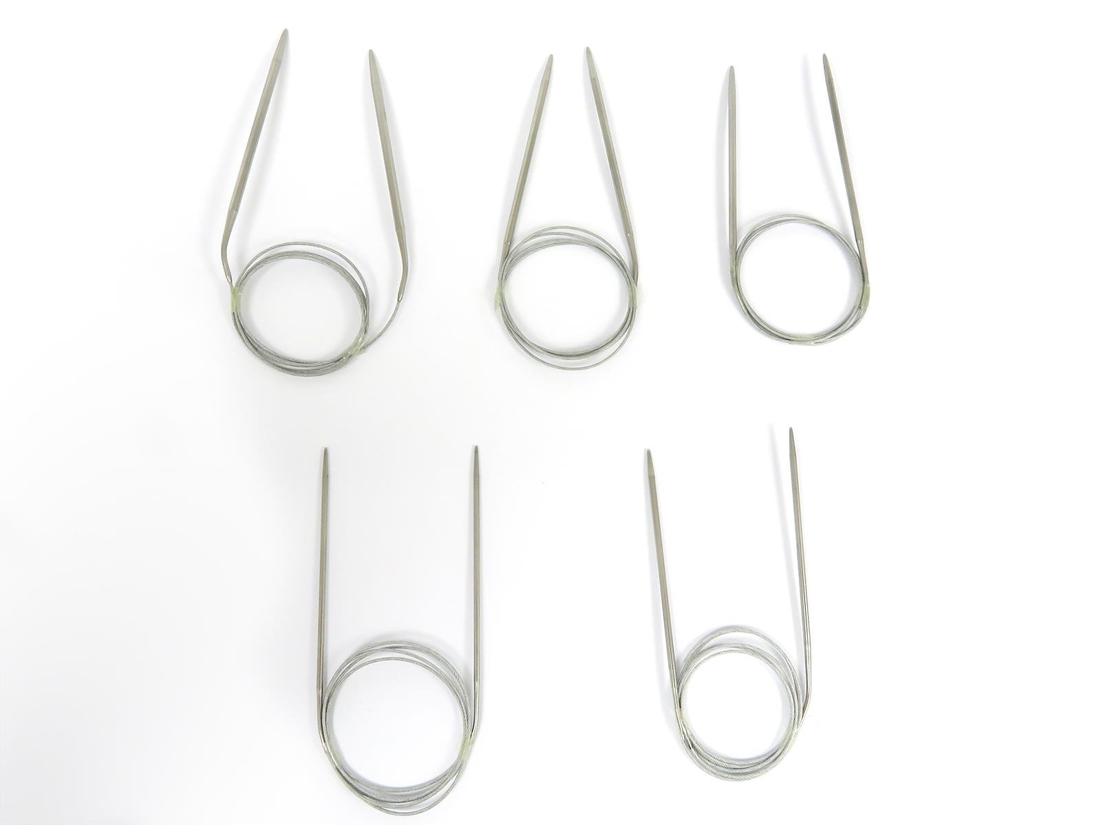 80 gr ICE YARNS 5 SIZES SET 120 CM STEEL CIRCULAR KNITTING NEEDLES Yarn .