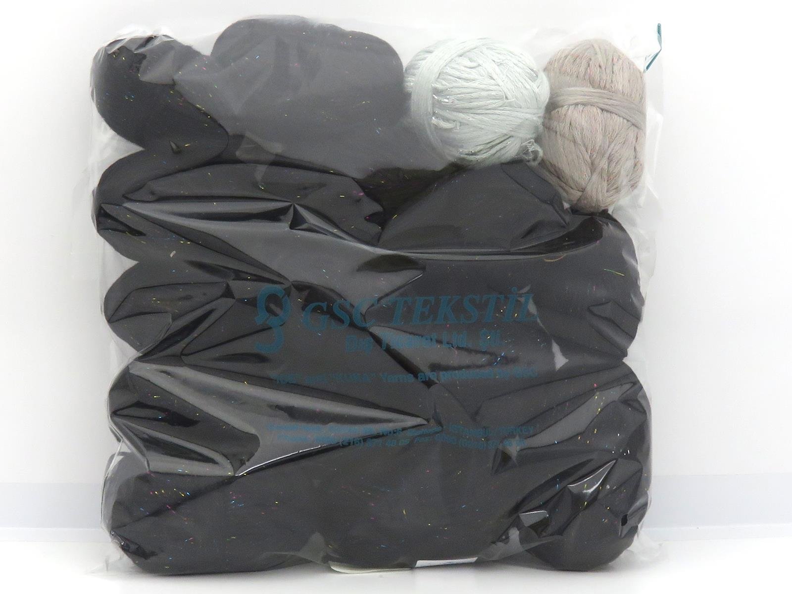 800 gr ICE YARNS Viscose Glitz Leftover Yarns MIXED LOT Yarn Multicolor