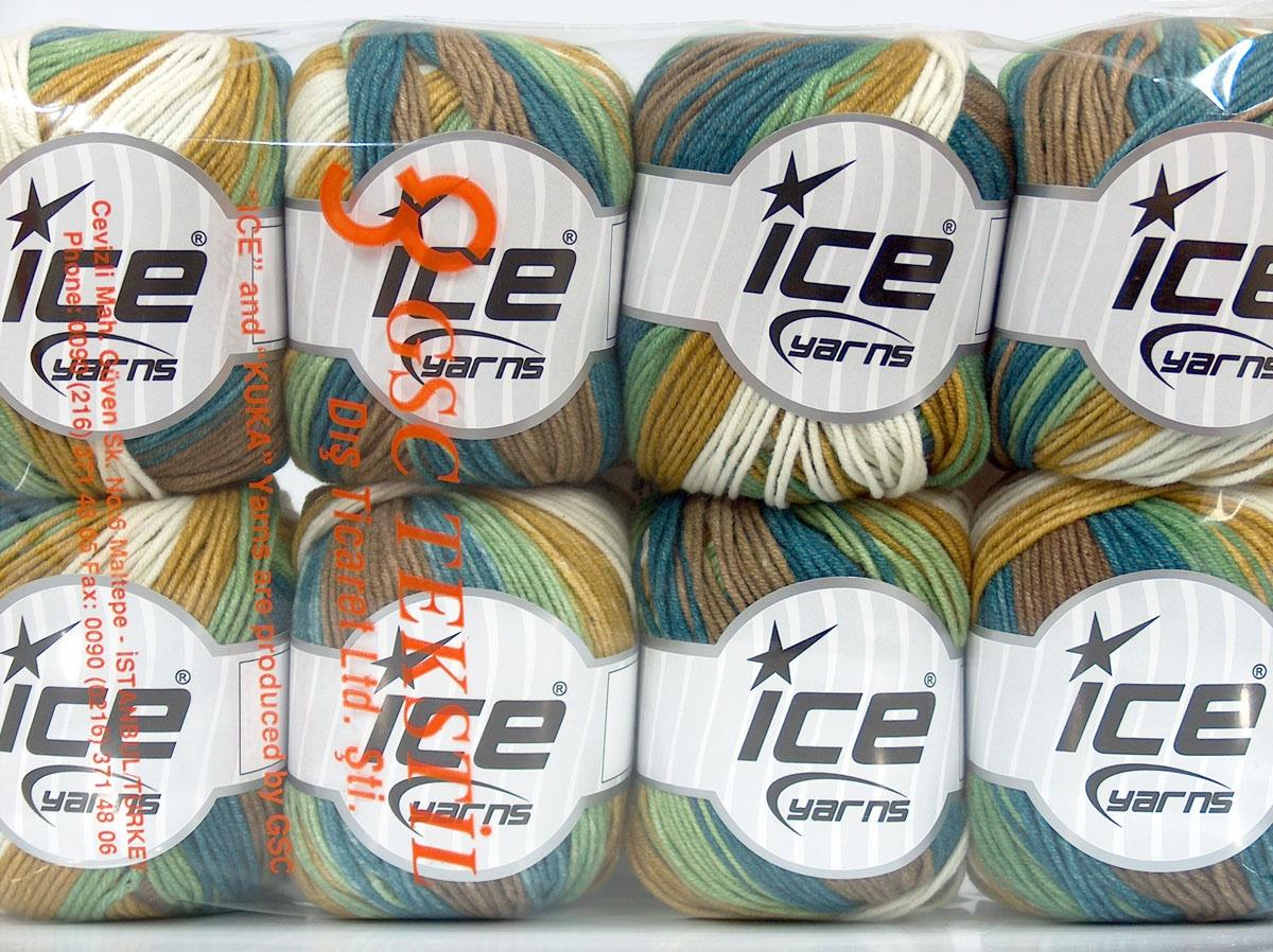 Alara Batik Blue, Green Shades