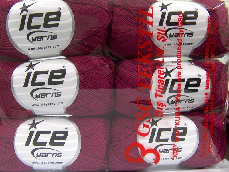 Almina Cotton Burgundy